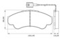Imagen de PASTILLAS DE FRENO PEUGEOT BOXER/FIAT DUCATO/CITROEN JUMPER